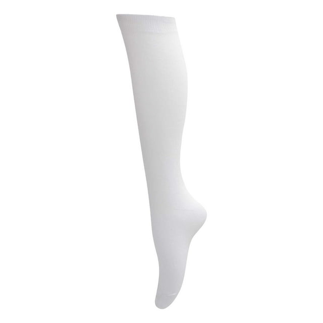 Chaussettes Simples Jusqu'aux Genoux pour Filles d'Âge Secondaire (Lot de 3)