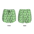 thumbnail image 3 of Gukieu Happy St. Patrick's Day Print Women's Sports Shorts with Drawstring Elastic Waistband for Running, Yoga, Fitness-X-Large, 3 of 7