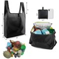 thumbnail image 3 of Sac d'Épicerie Réutilisable Imperméable: 5 Pcs Sac de Courses Lavable Pliable, 3 of 10