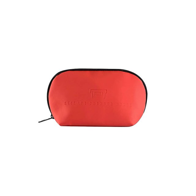 Bolsa pequeña de belleza para maquillaje, pequeña bolsa organizadora práctica de viaje con divisores ajustables para cosméticos,11 Feliz Sencillez