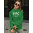 thumbnail image 2 of Brooklyn 1987 College Style Hoodie Women -Image by Shutterstock, Female 3X-Large, 2 of 4