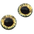thumbnail image 2 of High Domed Olive Green Human Glass Eyes, 2 of 5