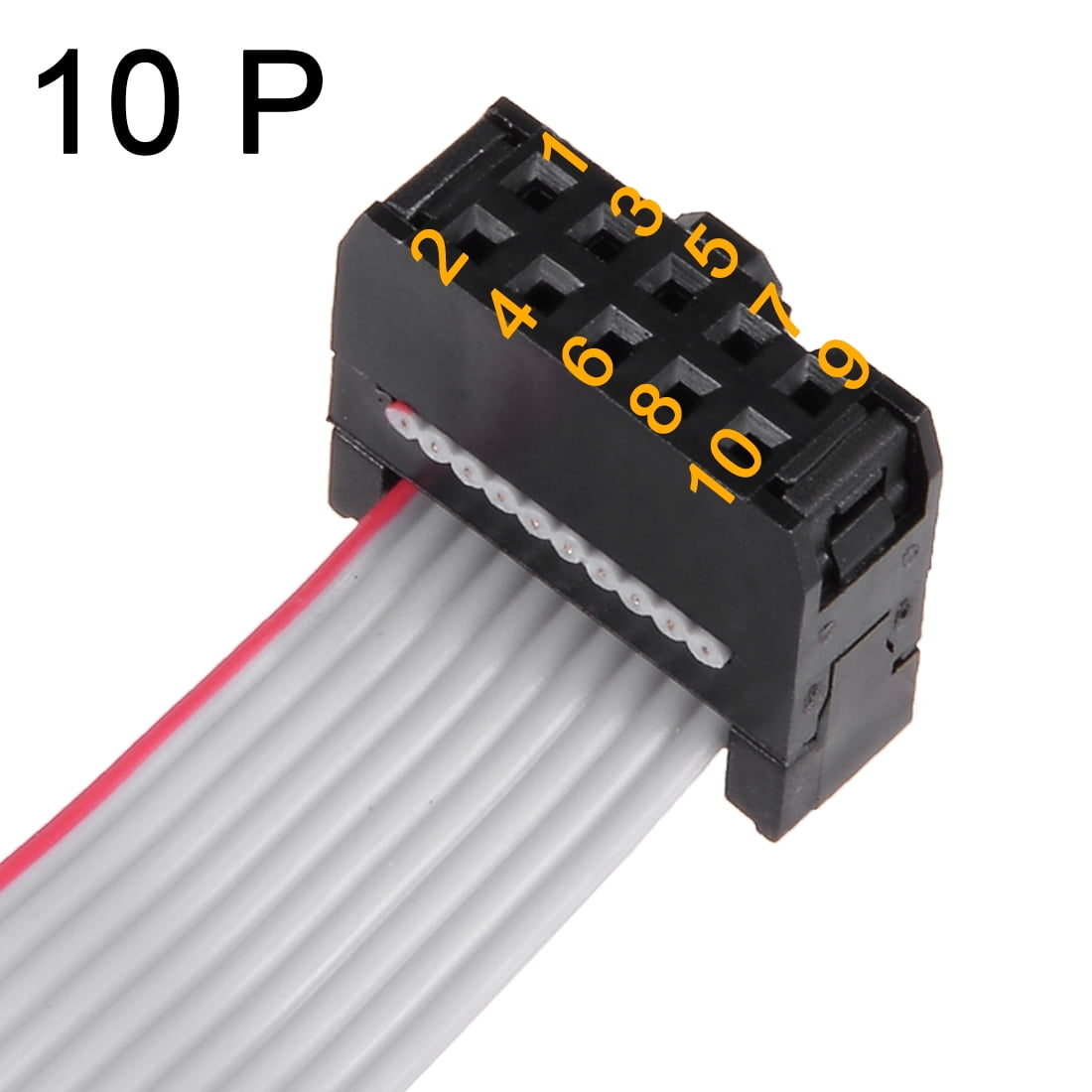 Buy IDC 10 Pins Connector Flat Ribbon Cable Female Connector 30cm 2