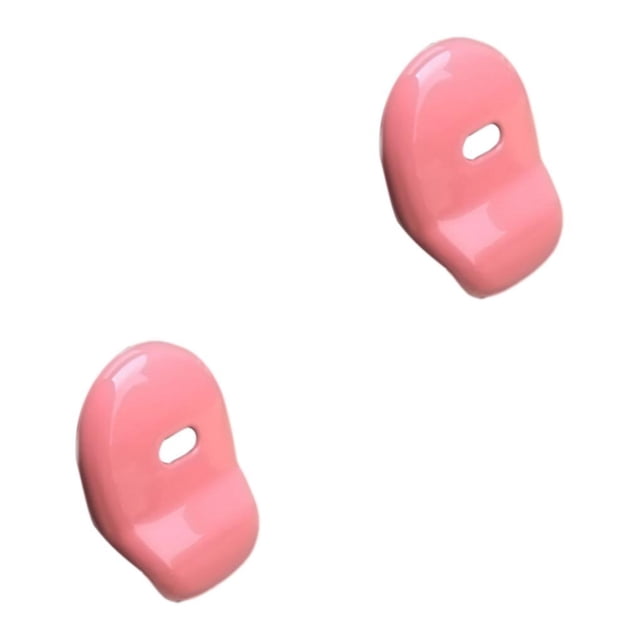 ZheElen ABS Materials Rear Door Handle Trim Exterior For Long-lasting Car Outer Tailgate Handle Covers Girl Pink 2Set