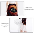 thumbnail image 2 of Halloween Stunning Chiffon Women's Summer Beach Dress with Polyester Straps, 2 of 6