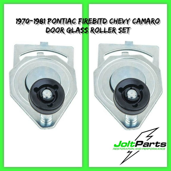 OER 152734-2 Front Door Glass Roller Set 1970-1981 Pontiac Firebird Chevy Camaro
