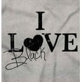 thumbnail image 2 of I Love Black Lives Racial Equality Womens Slim Fit Graphic Tee Brisco Brands X, 2 of 5