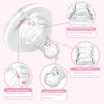 thumbnail image 5 of LittleForBig Silicone Soft Touch Adult Bottle Nipples Replacement Teat Compatible with LittleForBig Bottles - Lip Care Bottle Nipples for Adults 3-Pack, 5 of 8