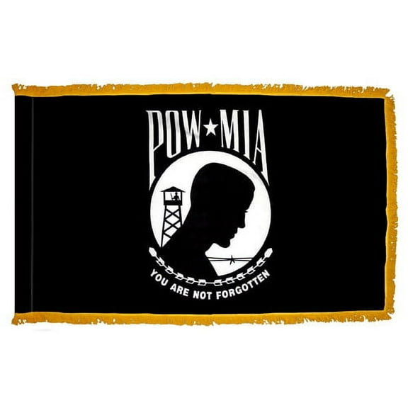 Annin Flagmakers Nyl-Glo Pow-Mia Traditional Flag