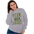 thumbnail image 4 of Religious Christian Team Jesus Sweatshirt for Men or Women Brisco Brands S, 4 of 6