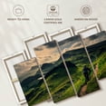 thumbnail image 6 of Elephant Stock Mountain Biking Trail Wall Art - Horizontal Multi Panel Canvas - Living Room Wall Decor - Sports Multi Panel - Gray And Green Decor - 36" x 22", 6 of 8