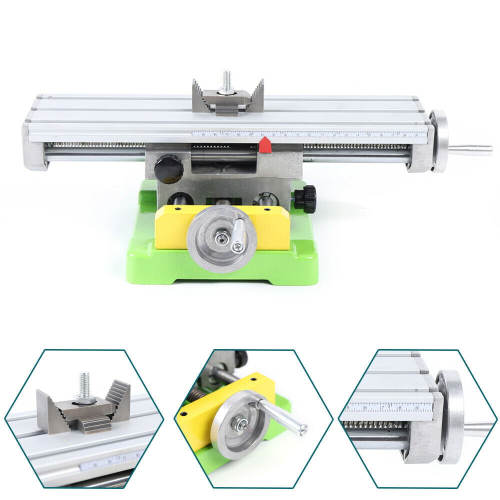 Milling X/Y Compound Work Table Cross Slide Bench Drill Vise Fixture Worktable 