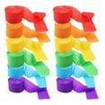 thumbnail image 2 of 12pcs Crepe Paper Streamers Colored Paper Streamer Birthday Wedding Decorations, 2 of 7