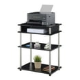 thumbnail image 2 of Convenience Concepts Designs2Go No Tools Printer Stand with Shelves, Black, 2 of 4