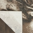 thumbnail image 5 of Nourison American Manor 2'2" x 7'6" Ivory Mocha Modern Indoor Rug, 5 of 7