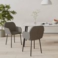 thumbnail image 1 of vidaXL Dining Chairs 2 pcs Dark Grey Velvet, 1 of 5