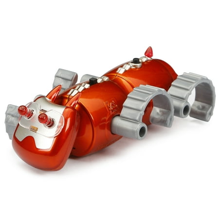New Bright 5 Inch Battery Operated Giggle Bots Crawler - Orange