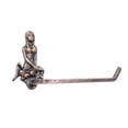 thumbnail image 2 of Rustic Copper Cast Iron Shell Toilet Paper Holder 10 in, 2 of 2