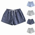 thumbnail image 4 of HongQid Pajama Shorts Womens Cotton Sleep Lounge Short Pj Bottoms Summer Shorts, 4 of 4