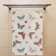 thumbnail image 4 of Soft Hand Fingertip Towels, 2 Pcs Face Bath Towels Colorful Butterflies Absorbent Washcloths for Bathroom Hotel Kitchen, 30"x15", Absorbent Soft Hand Fingertip Towels, 4 of 6