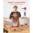 thumbnail image 5 of VEVOR 0.8 Gal/3L Fruit Wine Press, 2 Stainless Steel Barrels, Manual Juice Maker, Cider Apple Grape Tincture Honey Olive Oil Making Press with T-Handle for Outdoor Kitchen Home, 5 of 10