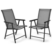 Giantex Folding Dining Chair, Portable Armrest Chairs for Indoor & Outdoor Use
