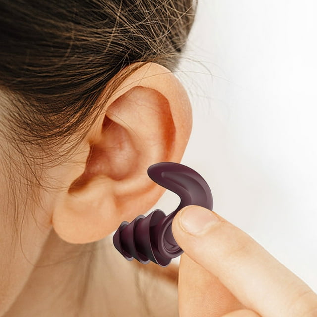 Adult Swimming Earplugs Reusable Silicone Earplugs Soft And Comfortable Swimming Ear Suitable For Surfing Diving Swimming Pools Showers And Water Sports