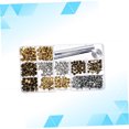 thumbnail image 3 of FUTUREORYY 240 Set Snap Fastener Kit for Handymen Assorted Color Iron Material, 3 of 8