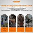 thumbnail image 6 of Lower Back Brace lumbar Support Belt, Adjustable Waist Trainer Belt Lumbar Back Pain Brace for Women and Men Running Lifting Low Spine Stabilizer for Sciatica Nerve Relief for Scoliosis, 6 of 9