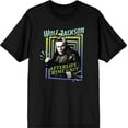 thumbnail image 4 of Beetlejuice Beetlejuice Wolf Jackson Afterlife Men's Black Crew Neck Short Sleeve Tee-Medium, 4 of 6