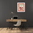 thumbnail image 3 of Babbitt, Gwendolyn 20x24 White Modern Wood Framed Museum Art Print Titled - Father Christmas, 3 of 4