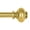 GOLD, variant on Curtain Rods for Windows 38 to 80 Inch, 1 Inch Diameter Modern Adjustable Decorative Drapery Rods, Window Curtain Rod with Classic Finials, Brushed Nickel Finishing