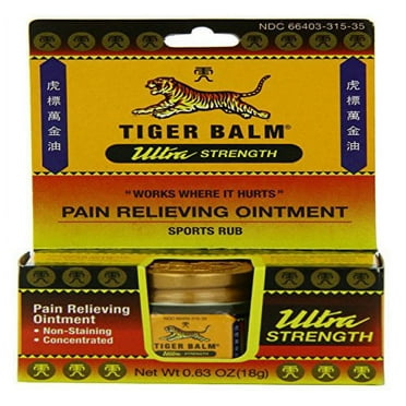 Tiger Balm Ultra Strength 0.63 oz (Pack of 20)
