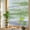 Sage Green, variant on Sage Green Gray Privacy Window Film, Decorative Stained Glass Window Film, Neutral Abstract White Ombre Texture Resuable Rainbow Static Cling for Home Bathroom Living Room Glass Door 17.7"x39.3"