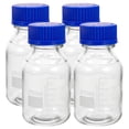 thumbnail image 2 of 4 pcs Graduated Reagent Bottle Storage Glass Bottle Empty Reagent Bottle with Screw Caps, 2 of 9
