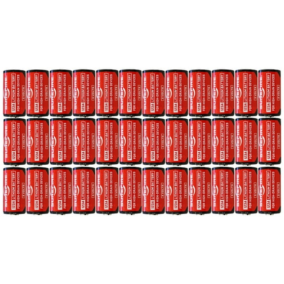 SureFire SF12-BB 123A CR123 3-Volt Lithium Batteries - 36 Pack