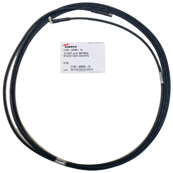 C195-SMSR-15 BRAIDED CABLE ASSEMBLY