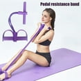 thumbnail image 4 of 4/6-Tube Pedal Puller Resistance Band with Handle Multifunction Elastic Yoga Sit-up Pull Rope Men Women Pedal Tensioner Exerciser Workout Equipment, 4 of 8