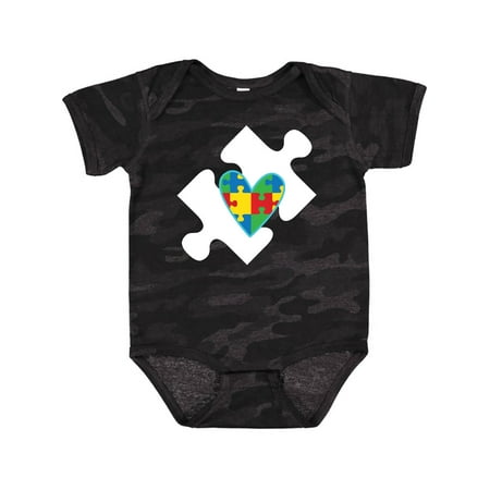 

Inktastic Autism Puzzle Piece Autistic Spectrum Awareness Gift Baby Boy or Baby Girl Bodysuit