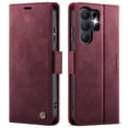 thumbnail image 2 of CaseMe Calf Leather Lining Microfibre Wallet Case for Samsung Galaxy S26 Ultra 5G 6.9" with RFID Blocking,Magnetic Closure,Card Slots,Cash Slot,Kickstand,Shockproof Flip Folio Protective Phone Case, 2 of 10