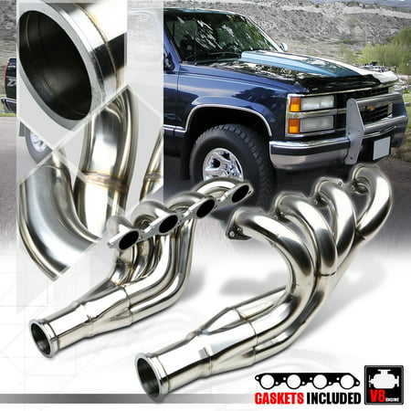 SS Mid-Length Exhaust Header Manifold for Chevy BBC Big Block 396-572 Block (Best Flowing Big Block Chevy Heads)