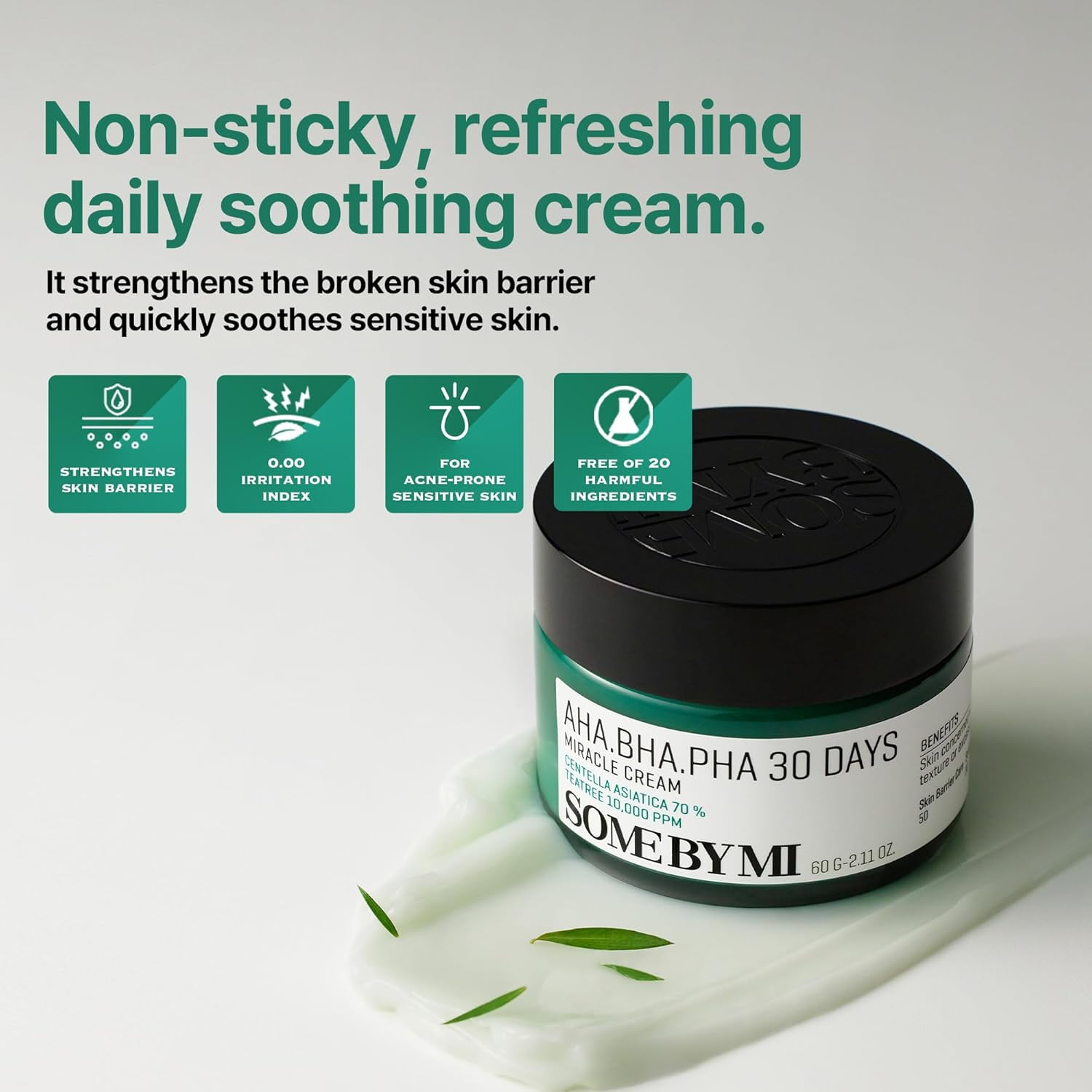 Some by MI AHA BHA PHA 30 Days Miracle Moisturizing Facial Cream, 2.11 oz