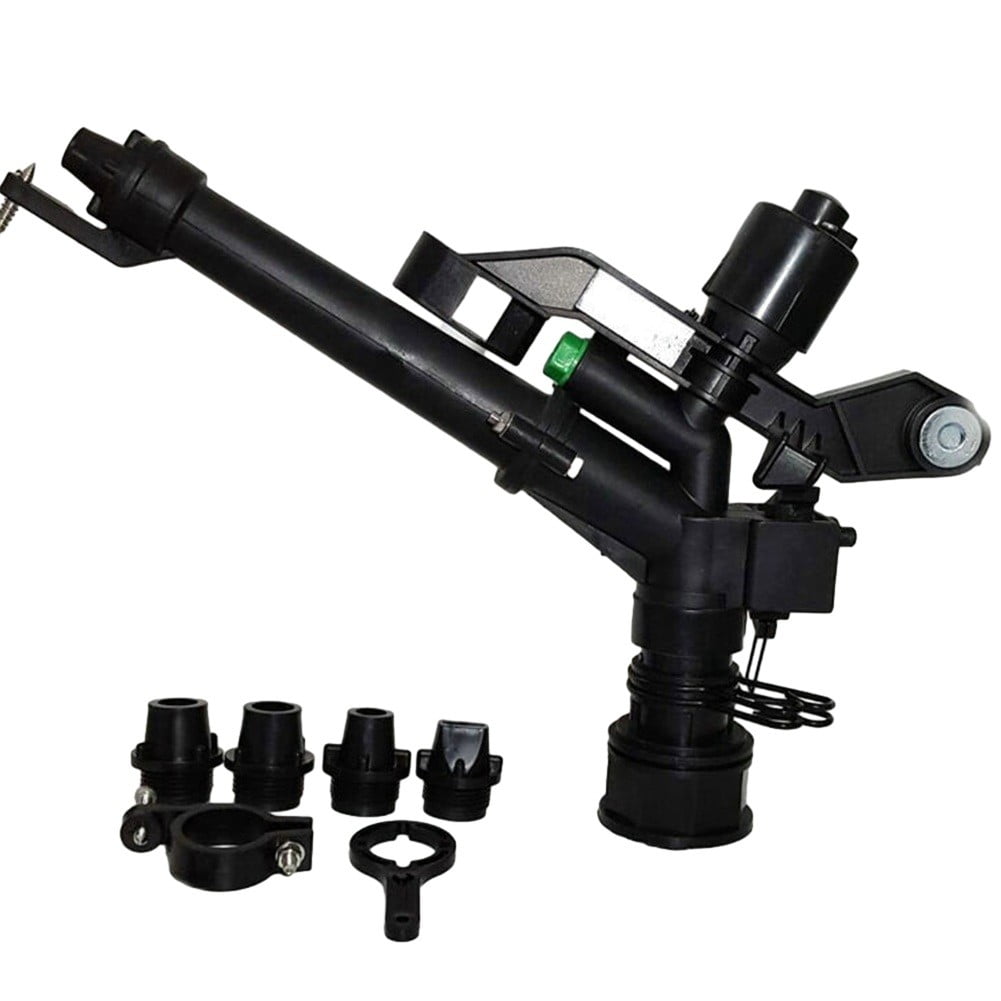 Garden Irrigation 1.5inch Female Thread 360°Impact Sprinkler Adjustable Rocker