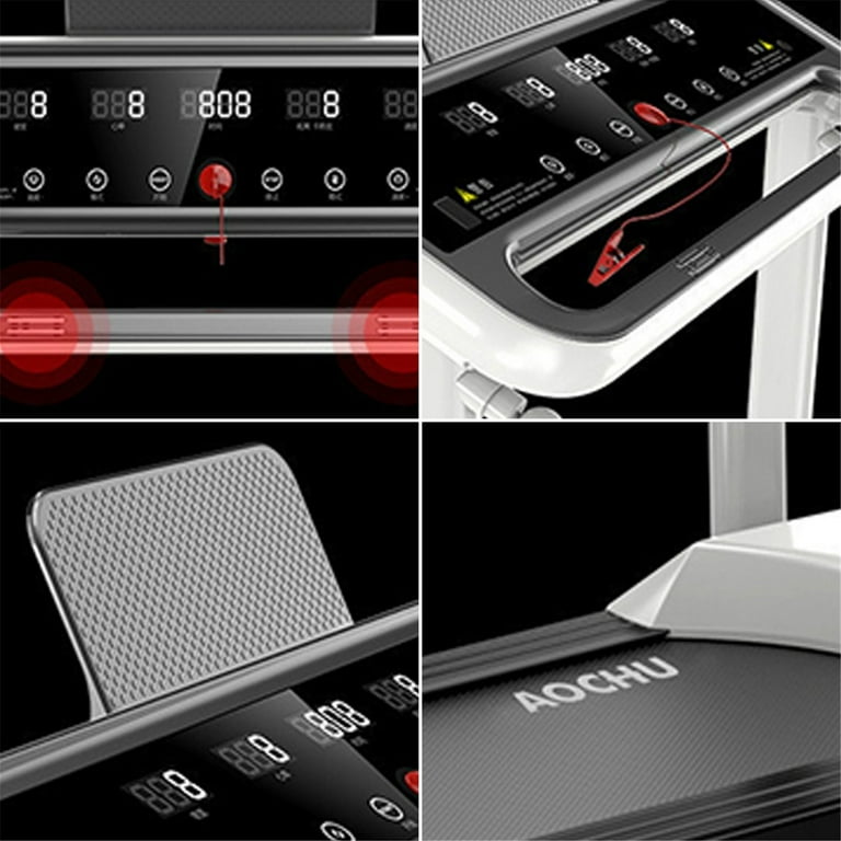 Dealovy New Folding Electric Treadmill Electric Portable Treadmill Exercise Bike Clearance