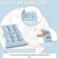 thumbnail image 4 of Kimunuk Outdoor Chair Cushions Set of 2, 42 x 21 x 5 in Non Slip Porch Swing Cushion Seat Back Cushions with Ties for Indoor Patio Rocking Chair, Sky Blue, 4 of 8