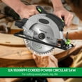 thumbnail image 5 of 1500W Electric Circular Saw 5000RPM 190mm Saw Aluminum Body Portable Cutter Carpentry Cutting Tools Woodworking Table Saw, 5 of 7