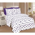 thumbnail image 2 of Beverly Hills 1800 Series Ultra Soft Printed 4 PC Sheet Set (Twin, Jasmine), 2 of 3