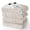 Natural, variant on U by Bedsure Electric Heated Blanket Throw Size 50" x 60" with Preheat Function, Soft Ribbed Flannel Natural, Fast Heating with 6 Time Settings (up to 10H) & 6 Heat Settings, Gifts for Grandma