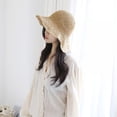 thumbnail image 4 of Women Wide Brim Floppy Sun Hat Foldable Summer Straw Hat Bucket Beach Hats, 4 of 4