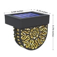 thumbnail image 3 of Mandala Solar Fence Lights Outdoor Solar Step Wall Lamp Garden Decor(pack of 6), 3 of 7